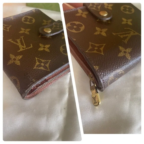 Louis Vuitton Brown and Gold Monogram Wallet - Picture 6 of 13